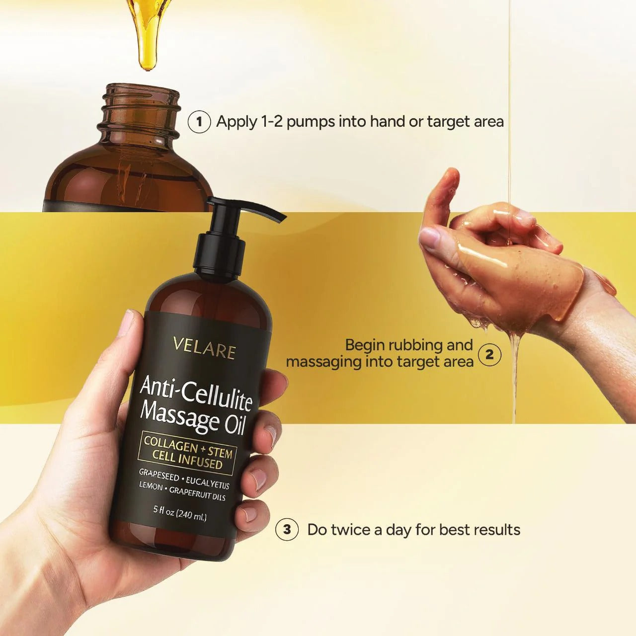 Velare Anti-Cellulite Massage Oil