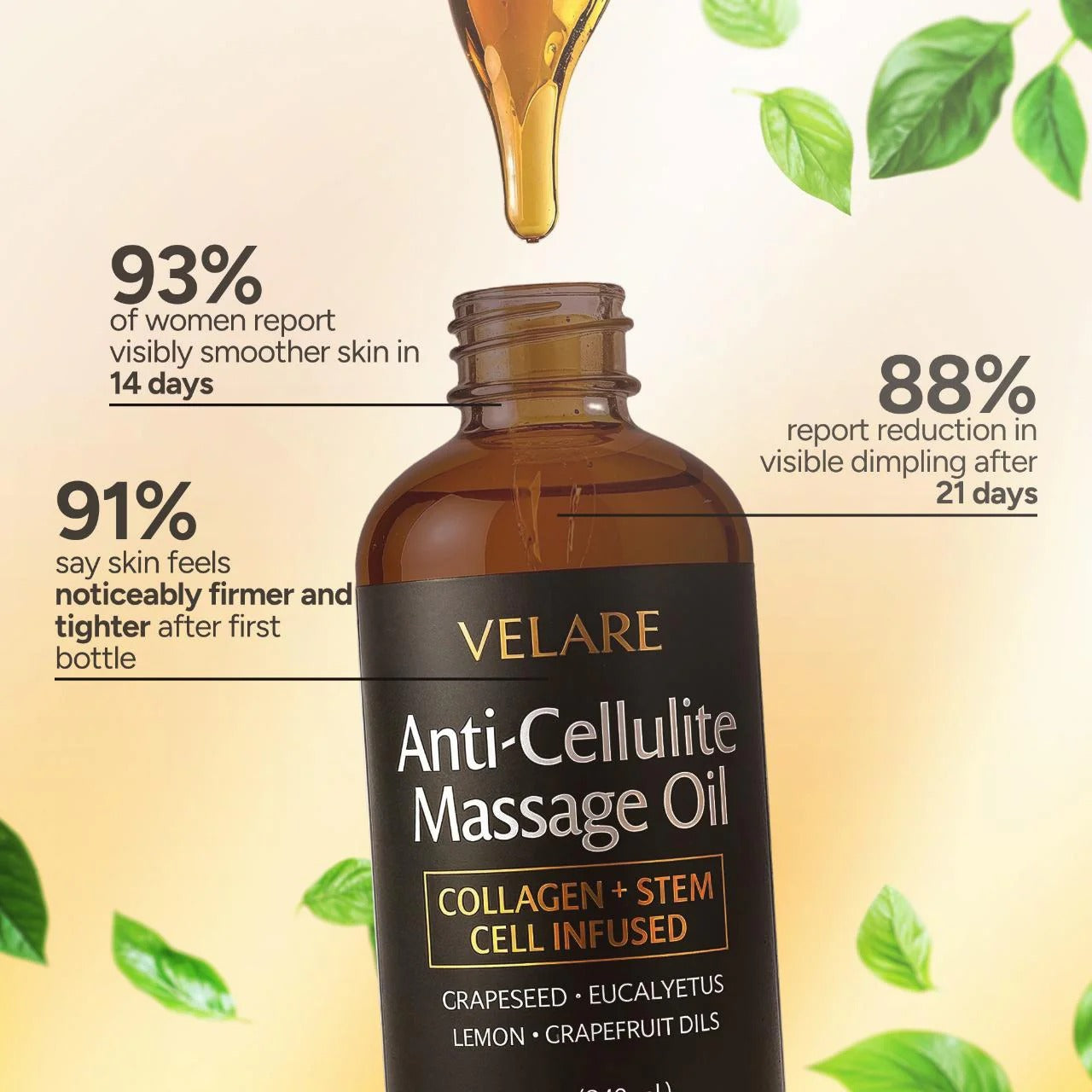 Velare Anti-Cellulite Massage Oil